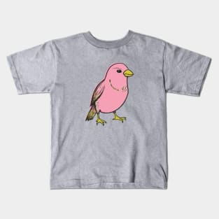 A Pink Bird Kids T-Shirt